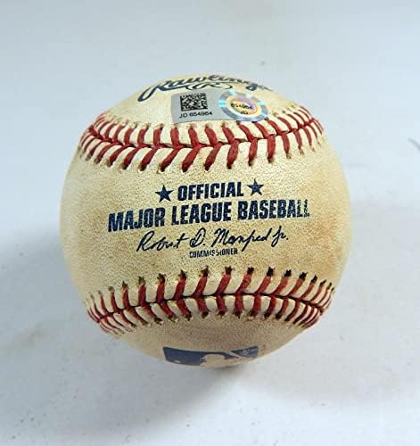 2019 קולורדו רוקיס פיט פיראטס משחק השתמש בבייסבול קינגאם נולן ארנדו הליכה - משחק בייסבול משומש