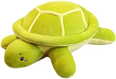 SSXGSLBH צעצוע קטיפה חמוד כרית כרית ירוקה של בעלי חיים ממולאים כרית כרית בגודל גדול מתנת יום הולדת