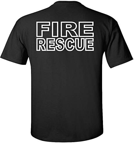 חולצת טריקו של חילוץ אש צלב מלטזי