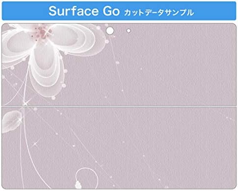 כיסוי מדבקות Igsticker עבור Microsoft Surface Go/Go 2 עורות מדבקת גוף מגן דק במיוחד 001982 קמח פרחים סגול