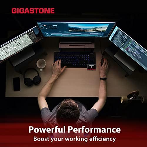 Gigastone Game Turbo 4TB SSD SATA III 6GB/S. תלת מימד NAND 2.5 אינץ 'כונן מצב מוצק פנימי, קרא עד 540MB/שניות.