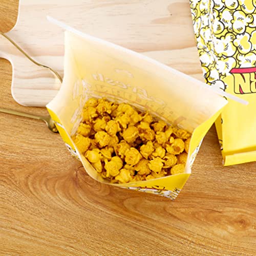 תיקים של Upkoch Popcorn תיקי מכולות פופקורן תיקים: מסיבת סרטים קופסאות פופקורן מוציאות שומן חסין צ'יפס צ'יפס