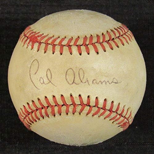 קל אברמס חתום על חתימה אוטומטית רולינגס בייסבול B105 - כדורי חתימה