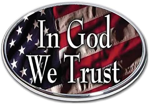 Fabproductsrus.com באלוהים אנו סומכים על כיסוי טרוונים של דגל אמריקאי - מקלט 2 מקלט תקיפה - אלומיניום