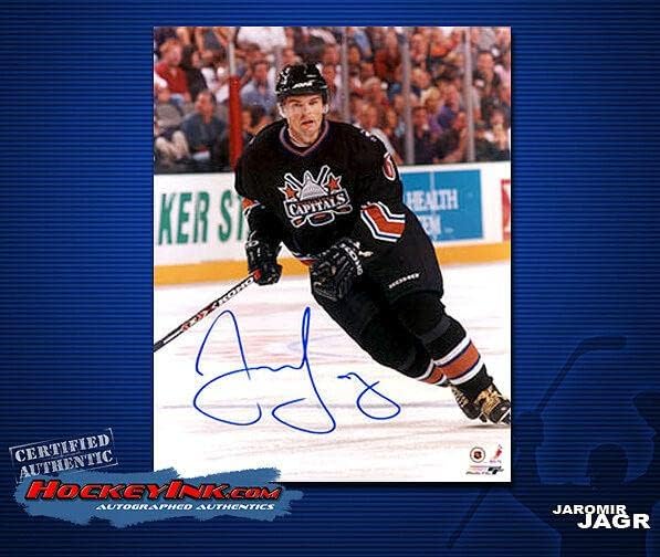 Jaromir Jagr חתמה על בירות וושינגטון 8 x 10 צילום - 70151 - תמונות NHL עם חתימה