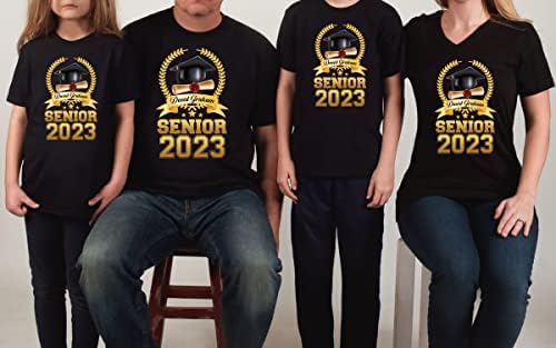פרזי אישית שם חולצה בכיר 2023 בוגר כיתת של 2023 סיום 23 מתנות בשבילו שלה נשים גברים חולצה