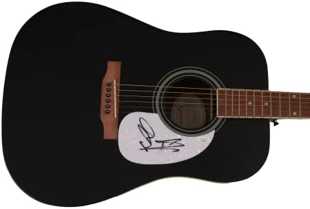 מאדי וטאה חתמו על חתימה בגודל מלא גיבסון אפיפון גיטרה אקוסטית עם ג 'יימס ספנס אימות ג' יי. אס. איי. קוא - קאנטרי