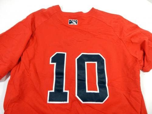 2008 GWINNETT BRAVES 10 GAME CAME CALE RED JERSEY XL DP44012 - GAME CALE MLB גופיות