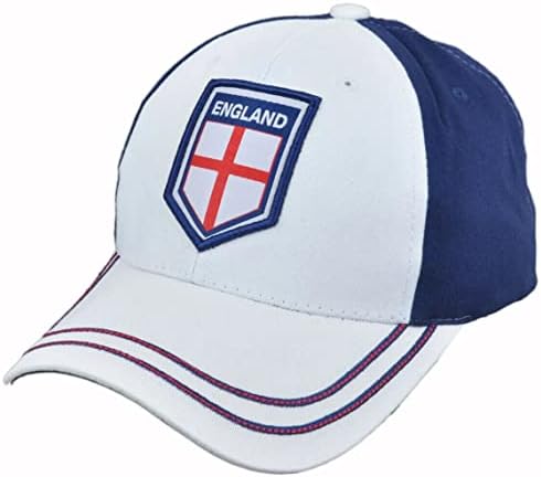 Tripact Inc כובע כובע אנגליה כדורגל גביע העולם מבוגרים גברים 02 לבן