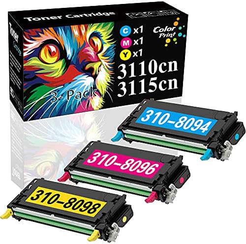 תואם טביעת צבע 3110CN 3115CN מחסנית טונר החלפת תשואה גבוהה עבור Dell 3115 3110 עבודה עם 310-8092 310-8094