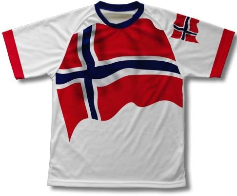 חולצת טריקו טכנית טכנית של Scudopro נורווגיה לגברים ונשים