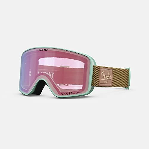 שיטת ג'ירו משקפי סקי - משקפי שלג לגברים ונשים - שינוי מהיר עם 2 עדשות חיות - אנטי ערפל אוורור טק - OTG