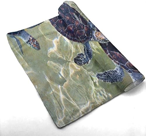 מגבת צבי ים מגבת מיקרופייבר מגבת אורחת קישוטי אמבטיה ביתיים מגבת אצבעות אצבעות עם ספיגה גבוהה