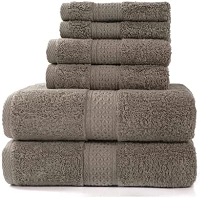 ערכת מגבות רחצה של Czdyuf כותנה רכה וסופגת מגבת כביסה למגבת יד למשפחת חדר אמבטיה