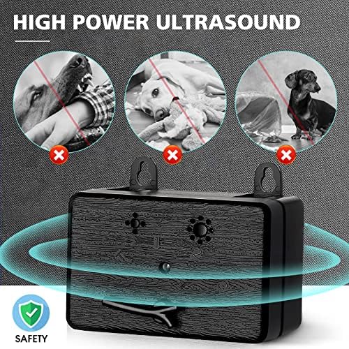 איכות 4 מארז מכשיר נגד נביחות מכשיר בקרת הרתעה קולי לנבוח כלבים עצור מיני משתיק כלבים עד טווח של