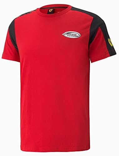 פומה פרארי מירוץ T7 חולצת טי אדומה
