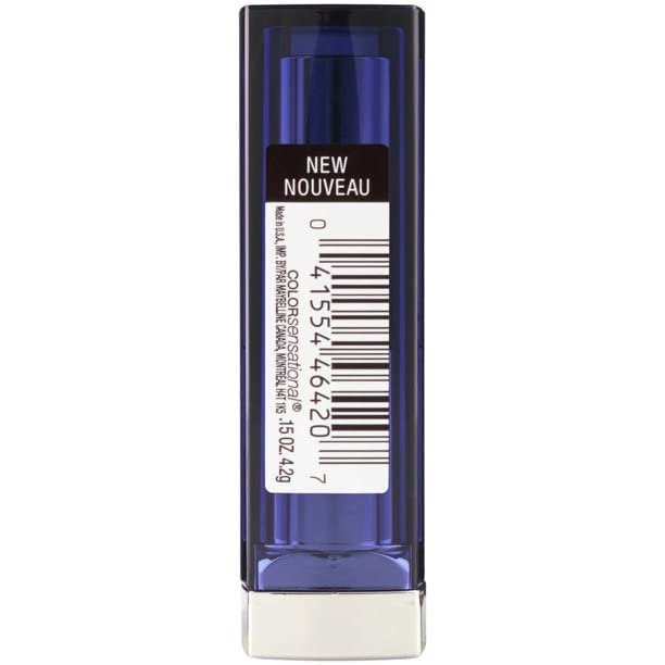 מייבלין ניו יורק צבע סנסציוני עירום שפתון מט שפתון, קפה התמכרות, 0.15 אונקיה, 1 לספור