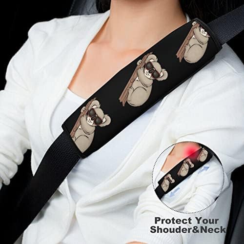 כיסוי חגורת בטיחות של קואלה רכב קואלה חמוד רפידות חגורת בטיחות חמודות רצועות מושב נוחות כריות כתף