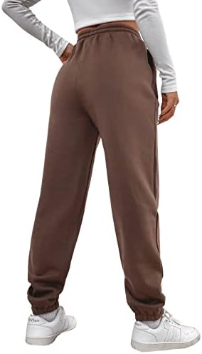 מכנסי טרנינג עם מכנסי טרנימה עם המותניים הגבוהות של שננה מכנסיים רצה מכנסיים עם כיסים