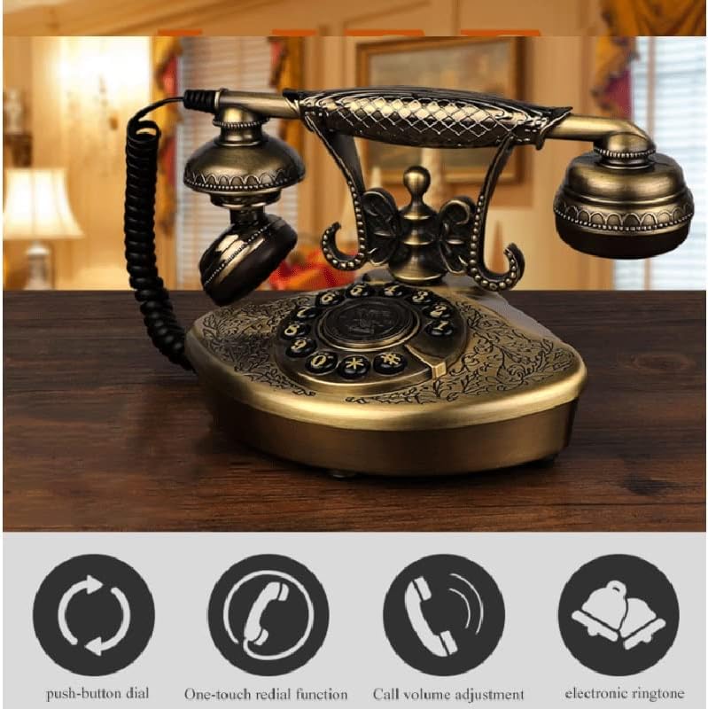 טלפון כפתור סגנון עתיק של Houkai וינטג