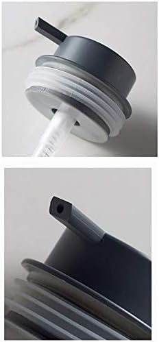 מתקן סבון קרמיקה של Huijie, 2 יחידים וינטג 'ניתן למילוי קרם נוזלי ריק לבקבוק קרם נוזלי ריק עם משאבה למטבח