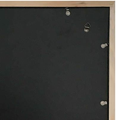 רגש אמנות עץ מוצק 20x24 מסגרת תמונה בשחור עם פתיחה 16x20 וזכוכית מזוינת של 2 ממ, מסגרת לצילום, קולבים לתצוגה