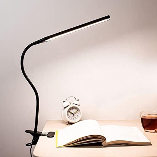 LED 360 מעלות מהדק קיפול מנורת שולחן כתיבה נטענת קליפ מנורת שולחן על אור לקריאת מיטה עבודה ומחשבים