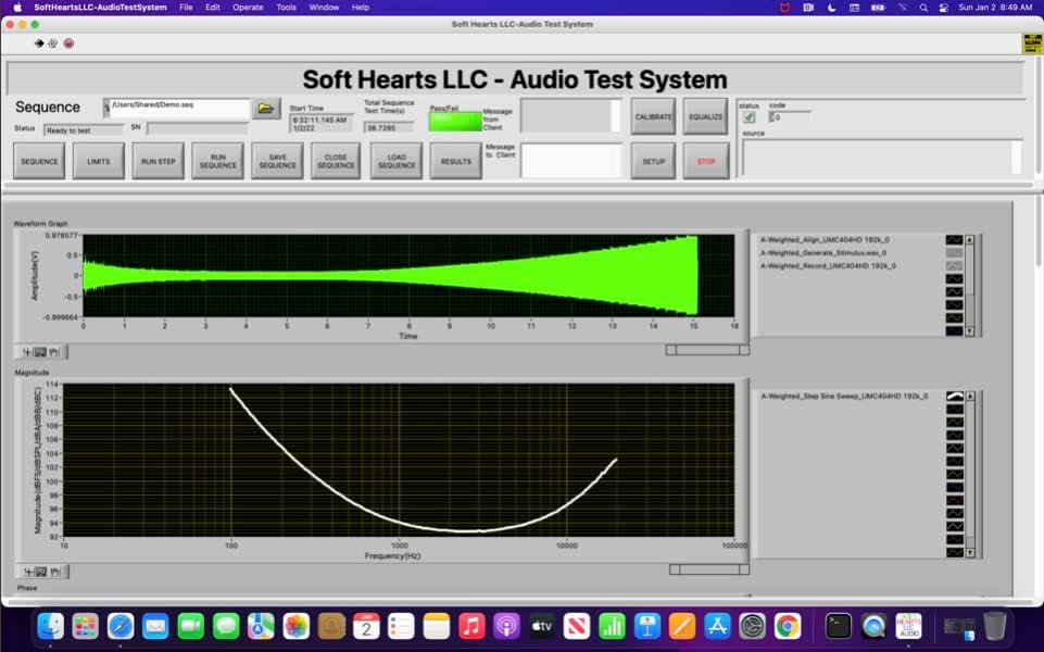 תוכנת מדידת שמע-מק על ידי לבבות רכים