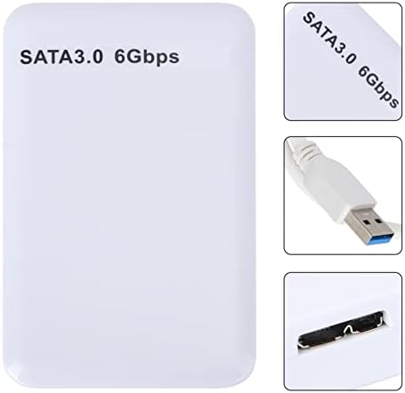 3 יחידות מחשב נייד נייד נייד לבן צבע כונן אינץ קשיח נייד דיסק אקראי אחסון קו תאריך מארז גבוהה