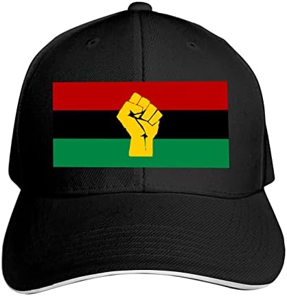 כוח שחור פאן דגל אפריקני דגל בייסבול כובע גבר כובע כובע מתכוונן של אשה אבא כובע כובע כובע