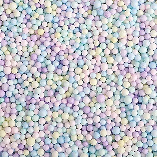 כדורי קצף מגוון כדור מלאכה מעורב בצבע מעורב להכנת קישוט בית למסיבת החתונה DIY כ- 15000 יחידות 2-4 ממ