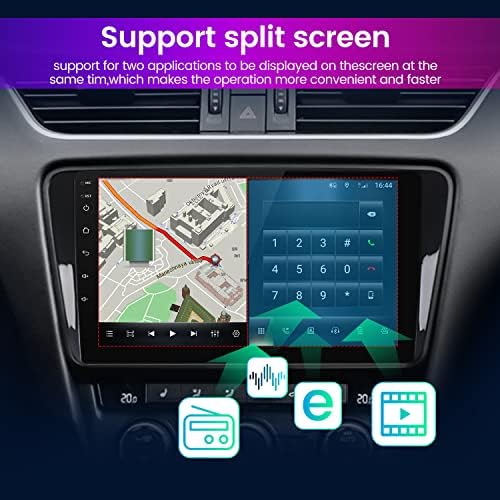 סטריאו לרכב של יחידת ראש 10 אינץ '1 אינץ 'תואם ל- Apple CarPlay ו- Android Auto+4G SM כרטיס כרטיס/wifi+gps+bt רדיו
