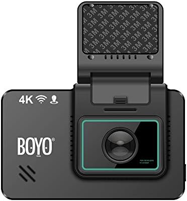 Boyo Vision VTR419GW- 4K Ultra HD / 2K מלא HD - מצלמה כפולה DashCam