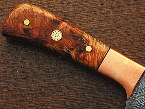 סכין עץ זית, תוצרת דמשק, סכין עץ זית, משמר נחושת