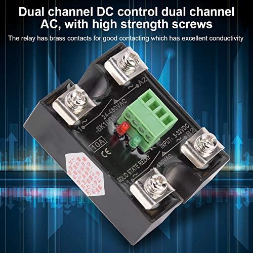 ממסר מצב מוצק של ערוץ כפול ערוץ DC Control Control ערוץ כפול AC SSR SSR 24-480VAC