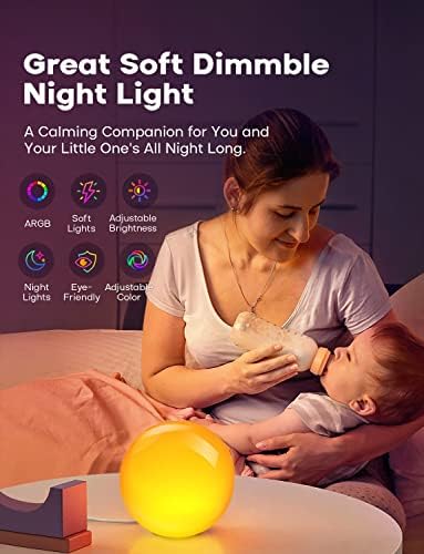 דקלה תינוק לילה אור לילדים ניתן לעמעום לילה אורות, שינה סיוע פעוט לילה אור עבור משתלת בנים ובנות,