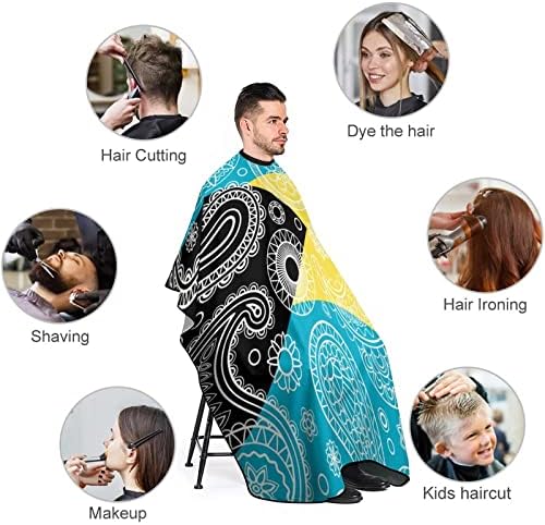 בהאמה פייזלי דגל ספר קייפ מקצועי חיתוך שיער חיתוך מספרה מספרה שכמייה אביזרים לספרה לגברים נשים