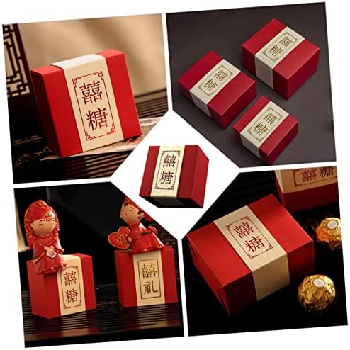 ABAODAM 30 PCS קופסת קנדי ​​מתנה קופסאות ממתקים קופסאות קנדי ​​קופסת מתנה מיכלי מתנה מיכלים סינית קופסת