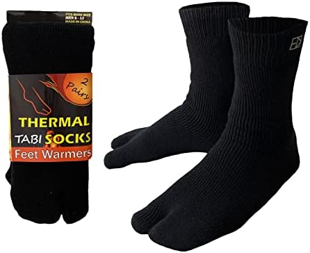 מחממי רגליים של אוורדנו גרביים תרמיות מבודדות במזג אוויר קר, חבילה של 2