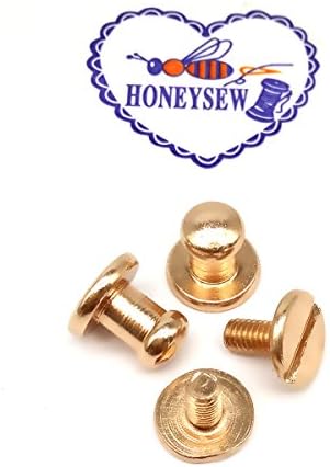 Honeysew 60Sets/Lot 5x8x8mmm סגסוגת סגסוגת כפתור מסמרת יד בעבודת יד לנעלי חגורה שעון מתכת מתכת/שחור/ברונזה/זהב
