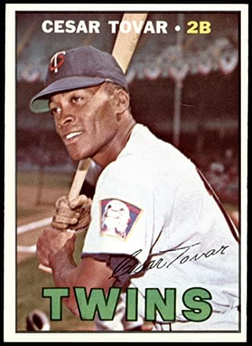 1967 Topps 317 Cesar Tovar/Sandy Valdespino Minnesota Twins Ex/MT תאומים