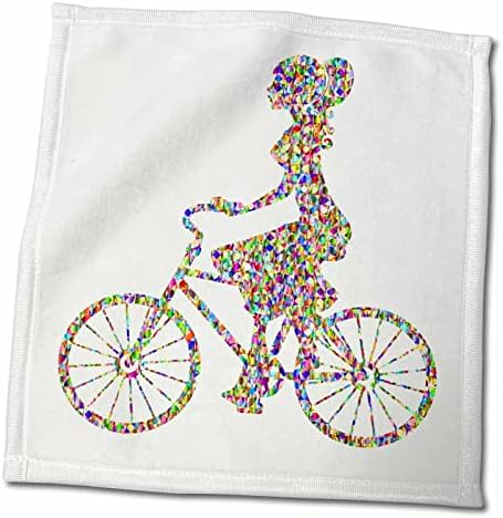 3 דריוזה פריזמה מטאלית אמנות - תמונה של ליידי פריזמה מטאלית על אופניים - מגבות