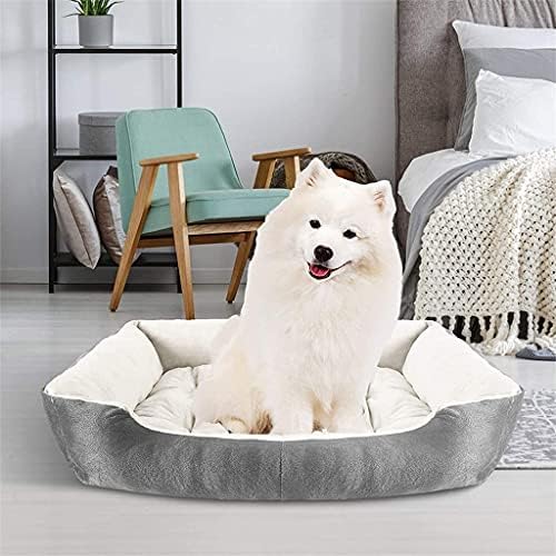 N/A מיטת כלב חיות מחמד חמה מלונה מלונה כסאות ספה רחיצה עם חומרי מילוי כותנה רכים ותחתית החלקה למדיום