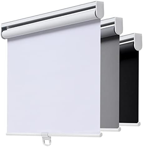 AOSKY ROLLER SHEADS BLANSOUT את התריסים לחדר החלונות החושך מגולגל גוונים עם מערכת קפיץ, חלון הגנת UV גווני