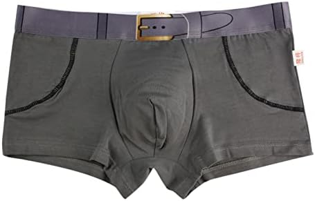 BMISEGM Mens Coxerers תחתונים זכר תחתונים תחתונים נושמים מכנסיים כותנה חגורת כותנה קניות קניות מקוונות קניות