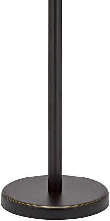 תאורת קטלינה מתכת מתכתית מנורת רצפה באור עם גווני אור וזכוכית קריאה, 71 , ברונזה כהה