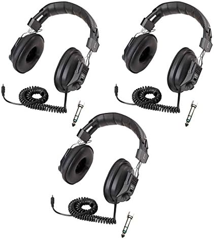 Califone 3068AV STEPTARABLE STEREO/MONO אוזניות 3 חבילות
