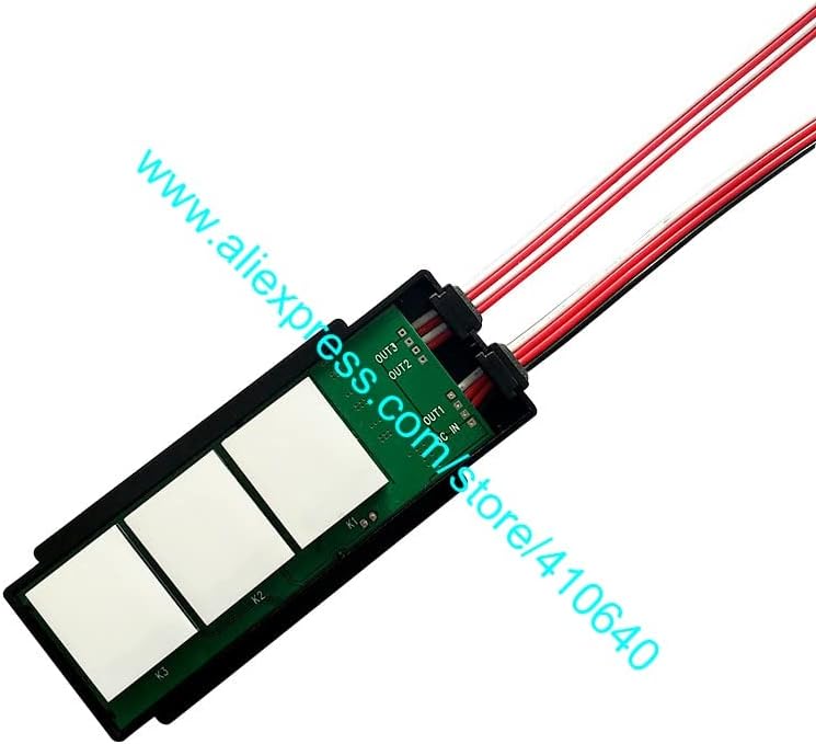 Trumsense 5 חתיכות WS08F3-M2-BW או WS08F3-M2A-BW 3 מקש LED LED מתג מגע אנטי ערפל בשליטה כבויה ושל Bluetooth שומר-