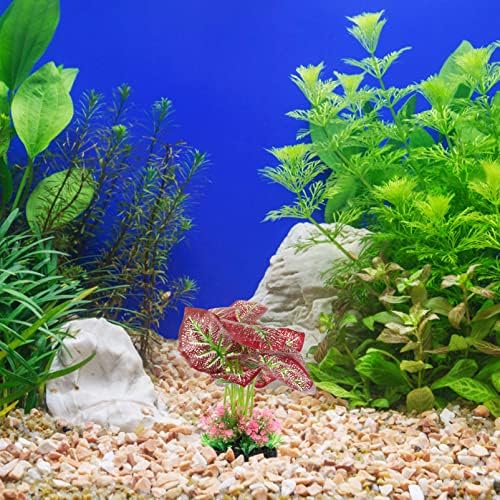 Ipetboom צמחים מלאכותיים קישוט צמח מימי מלאכותי: טנק דגים קישוט פרחי שרף מים צמח דגם אקווריום
