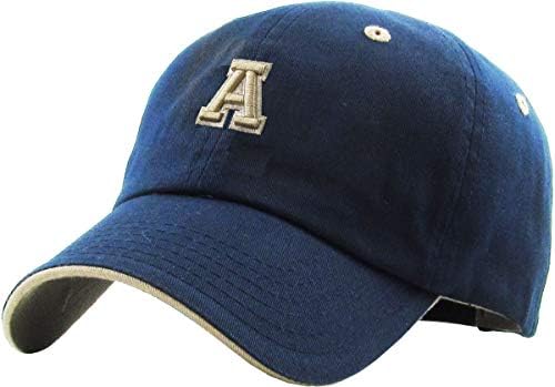 Alphabet AZ מכתב כובע בייסבול אדום אבא כובע פולו כובע מתכוונן יוניסקס כותנה אחת